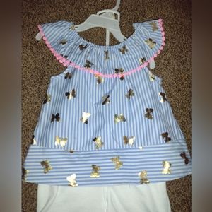 3t girls 2 piece spring outfit